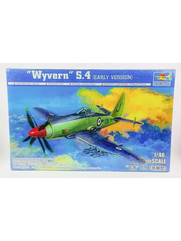 Trumpeter 02843 Wyvern S.4 Early Version 1/48 Scale Plastic Model Kit