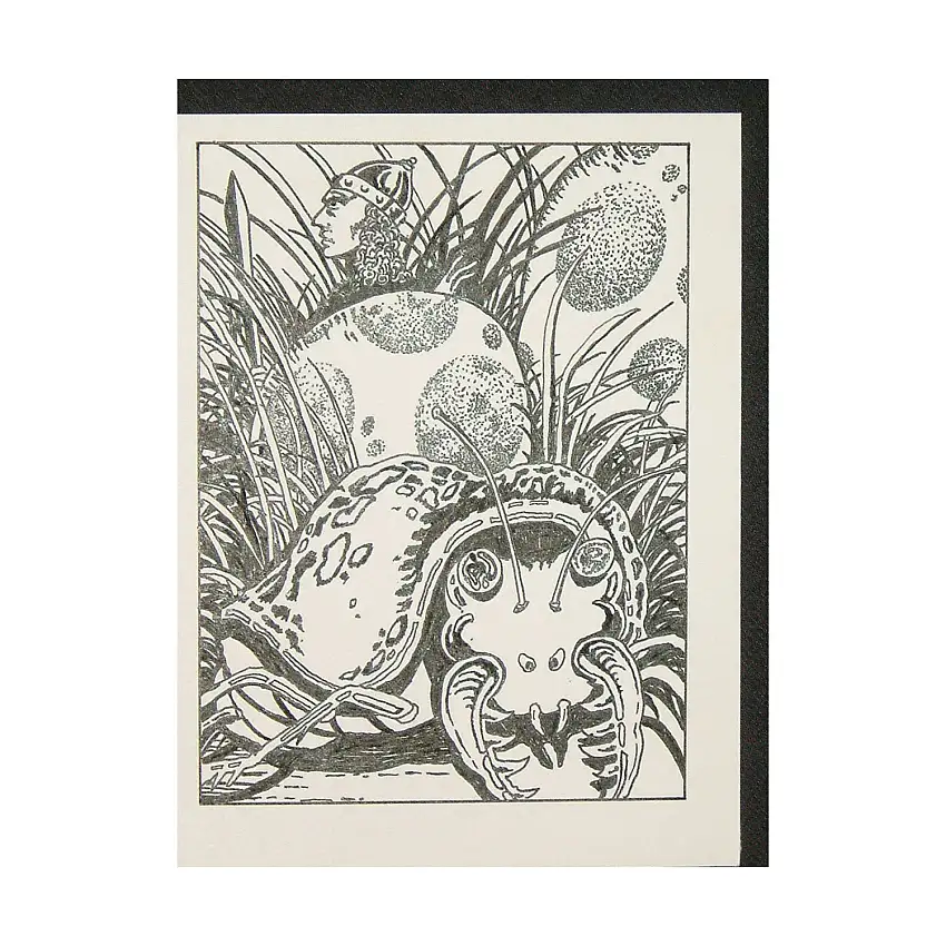 A8 - Clapodee - 3.5" x 4.5" Original Ink