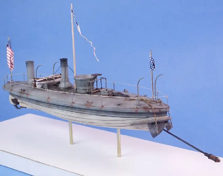 USS Spuyten Duyvil Union Torpedo Boat (10.5"L) 1/96 Cottage Industries
