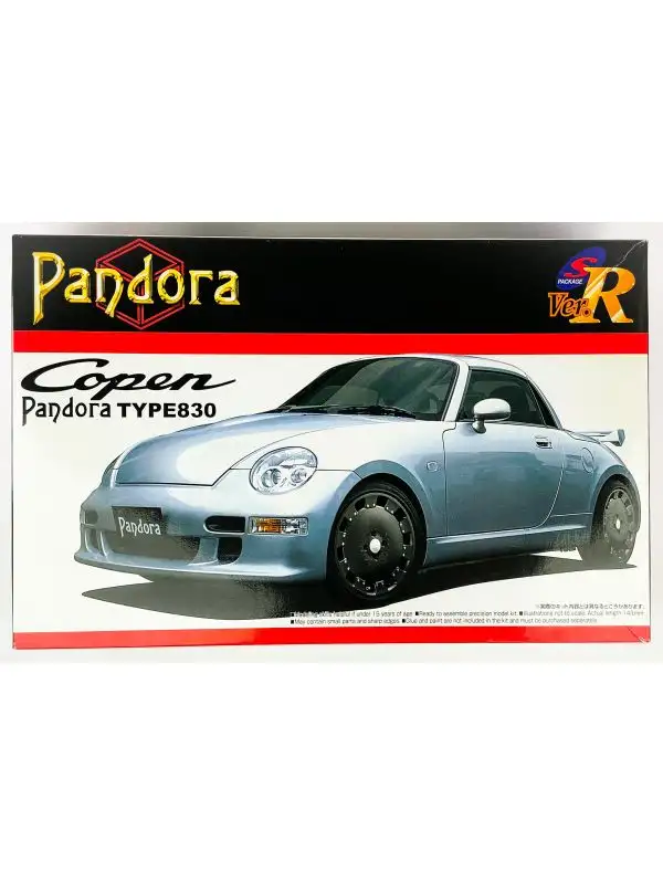 Aoshima 042434 Daihatsu Copen Pandora Type 830 1/24 Scale Plastic Model Kit