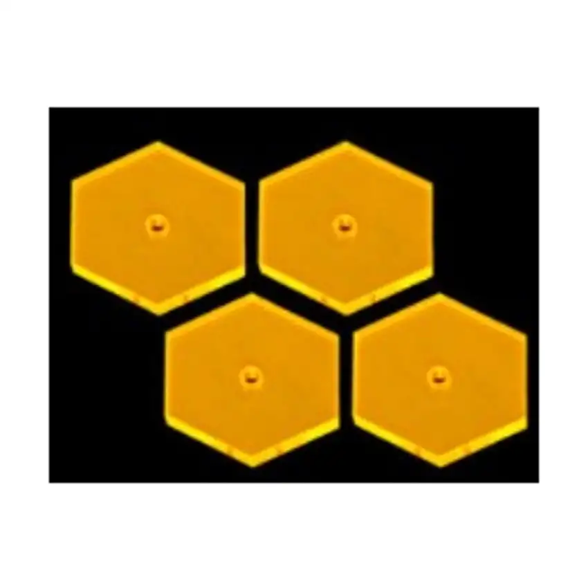 30mm HEX Bases - Yellow