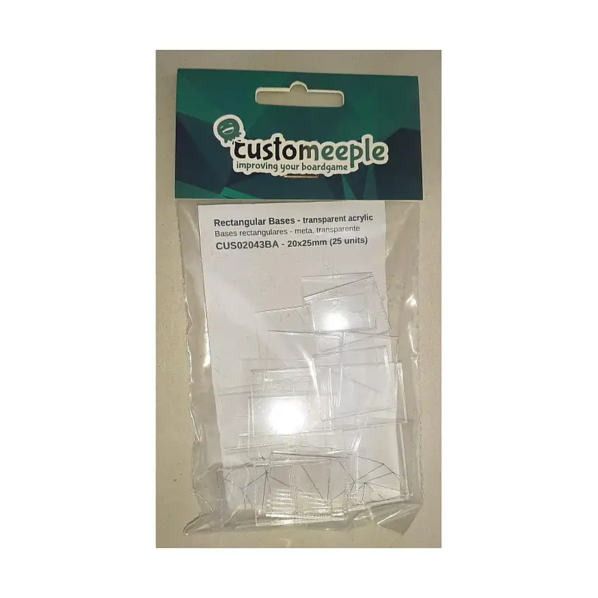 20mm x 25mm Rectangular Bases