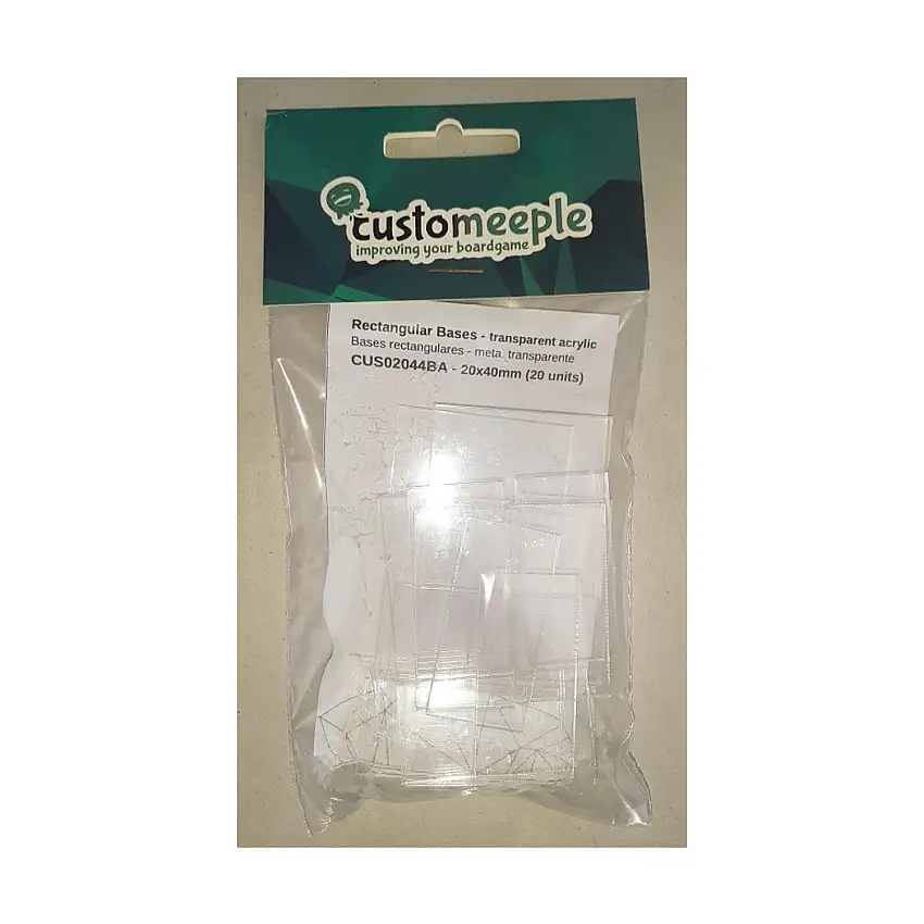 20mm x 40mm Rectangular Bases