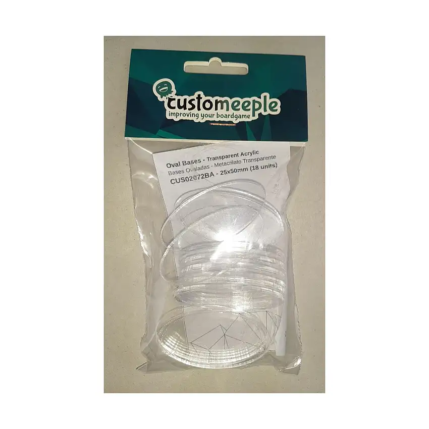 25mm x 50mm Oval Bases