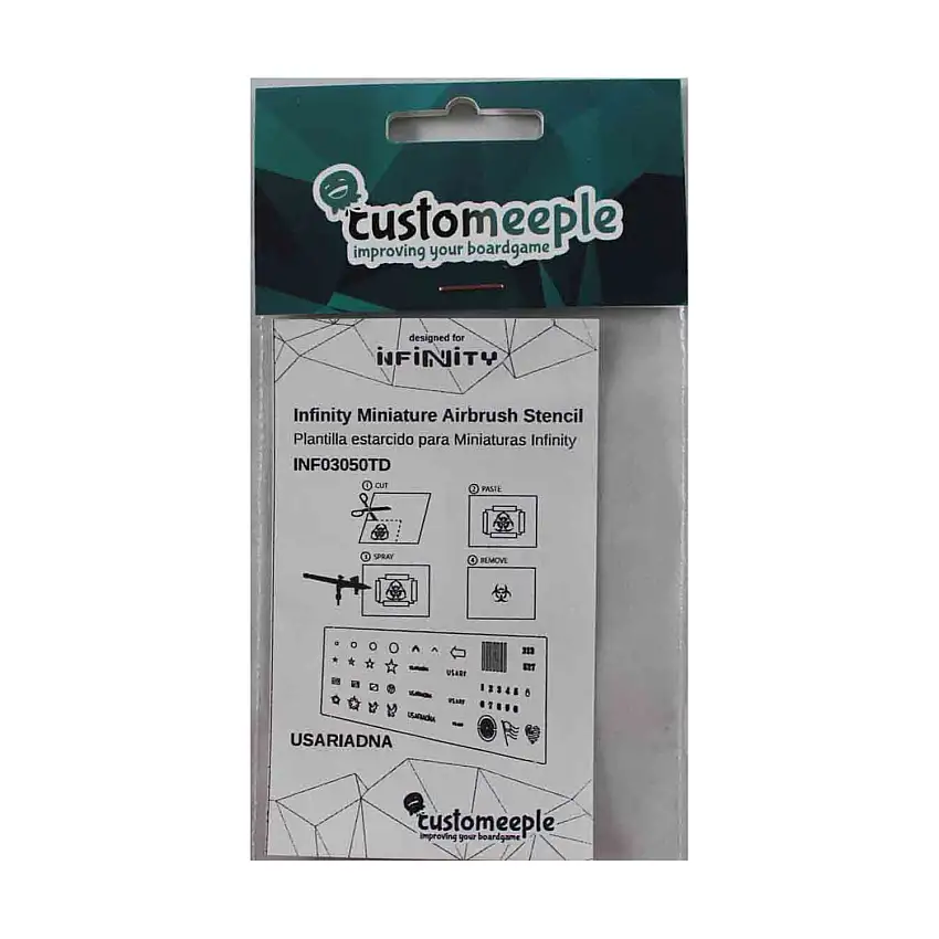 Airbrush Stencil - Usariadna