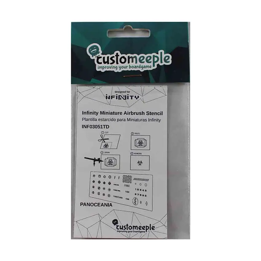 Airbrush Stencil - Panoceania (Miniature)