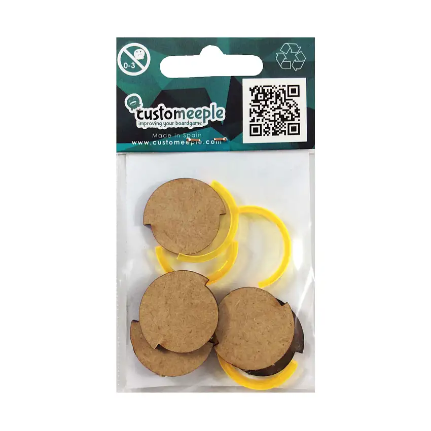 25mm Integrated Arc of Fire Base - Fluor Yellow