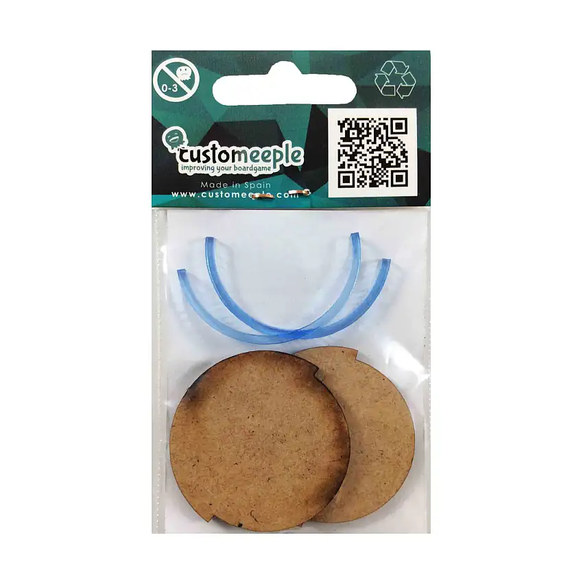 40mm Integrated Arc of Fire Base - Fluor Blue