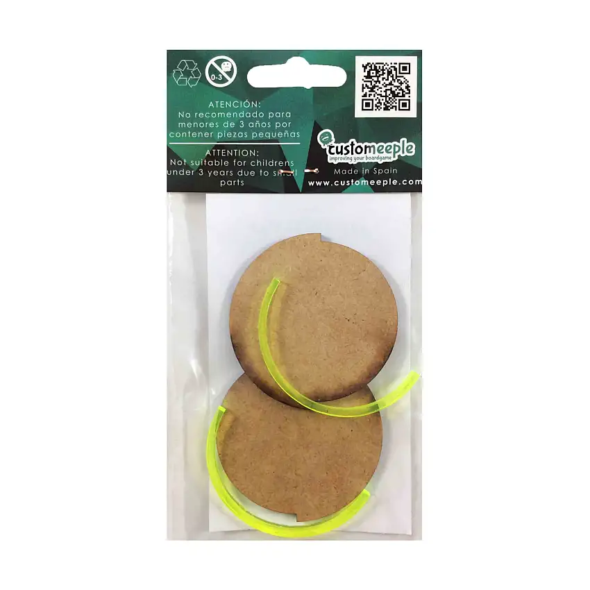 55mm Integrated Arc of Fire Base - Fluor Green