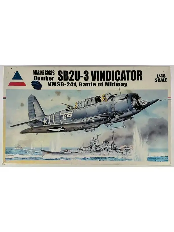 Accurate Miniatures 480202 SB2U-3 Vindicator VMSB-241 1/48 Scale Kit Open Box
