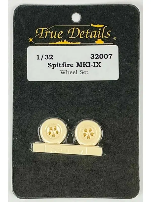 True Details 32007 Spitfire MKI-IX Wheel 1/32 Scale Kit Detail Set