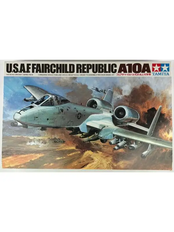 Tamiya 6423 USAF Fairchild Republic A10A 1/48 Scale Plastic Model Kit Open Box