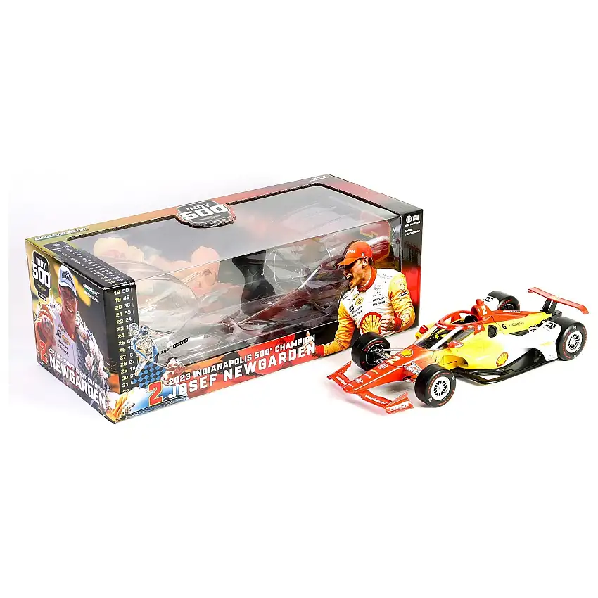 Dallara IndyCar #2 Josef Newgarden "Shell Oil" Team Penske "2023 Indianapolis 500 Champion" "NTT IndyCar Series" (2023) 1/18 Diecast Model Car by Greenlight