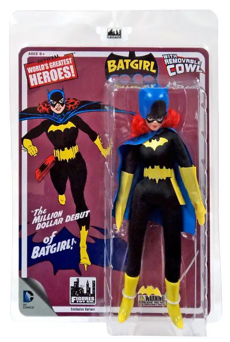 DC World's Greatest Heroes! First Appearances Series 1 Batgirl Action Figure [Removable Cowl]