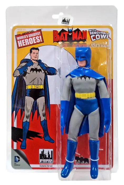 DC World's Greatest Heroes! First Appearances Series 1 Batman Action Figure [Removable Cowl]