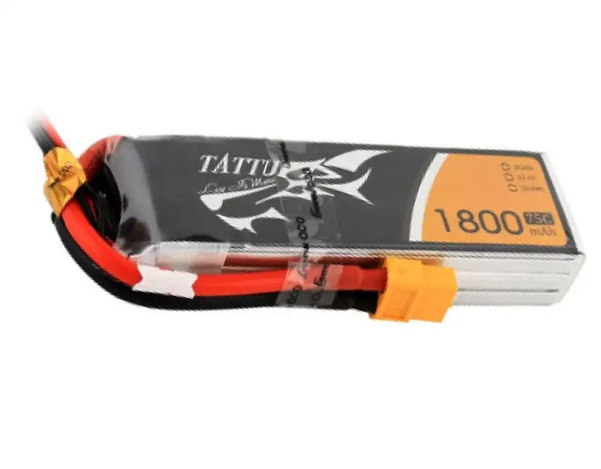 Tattu 1800mAh 75C 3S1P Lipo with XT60