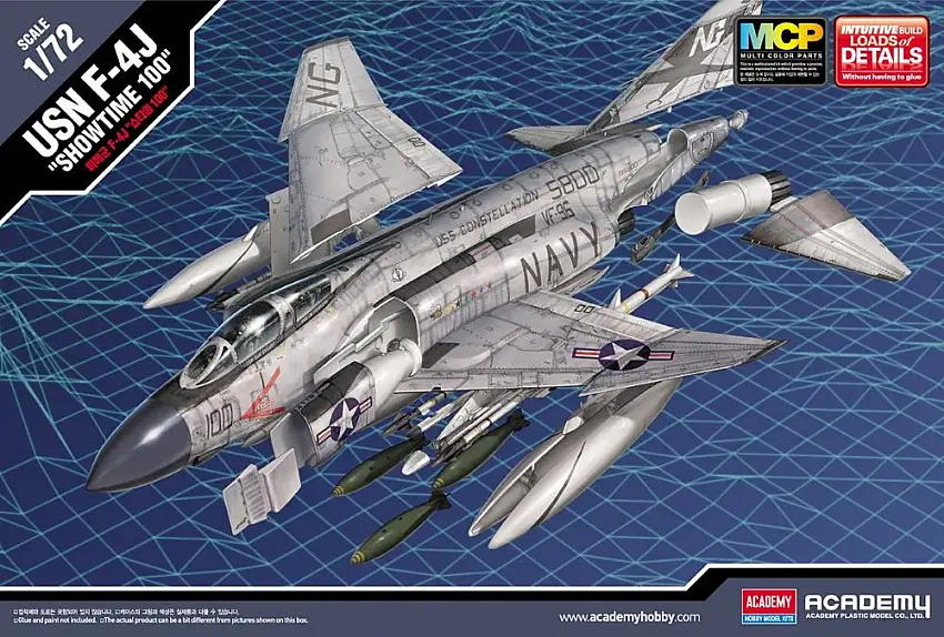 Academy 12515 1/72 F4J Showtime 100 USN Fighter (Snap)