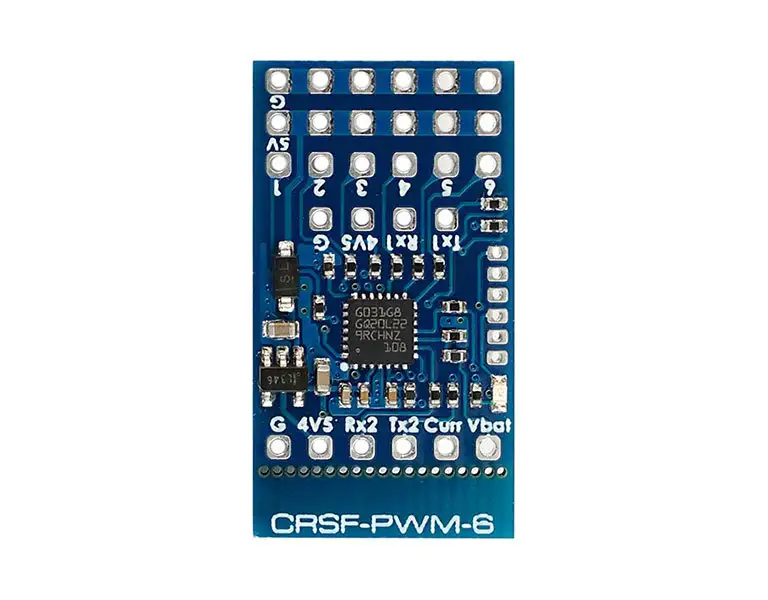 Matek CRSF (Crossfire) to PWM Converter - 6 Channel