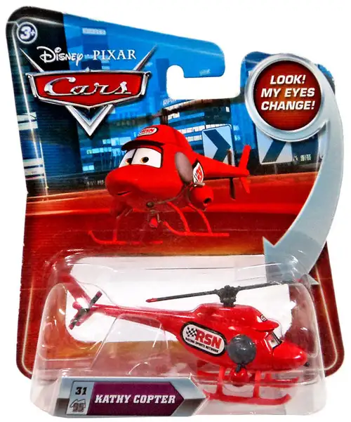 Disney / Pixar Cars Lenticular Eyes Series 2 Kathy Copter Diecast Car