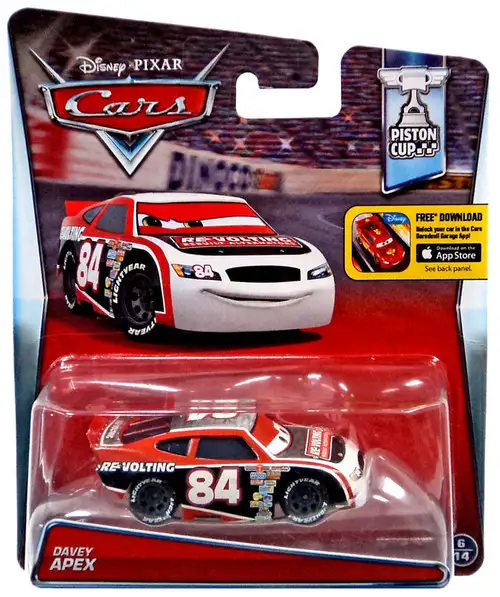 Disney / Pixar Cars Piston Cup Davey Apex Diecast Car #6/14