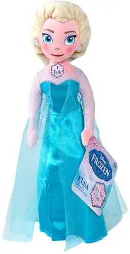 Disney Frozen Talking Bean Bag Elsa 8-Inch Plush Doll