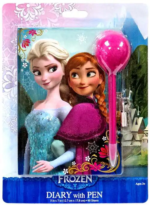Disney Frozen Anna & Elsa Diary with Pen