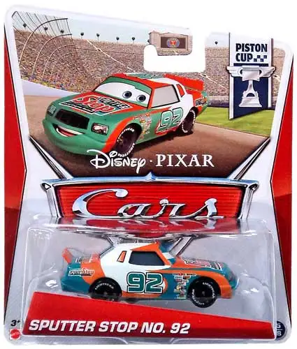 Disney / Pixar Cars Series 3 Sputter Stop No. 92 Diecast Car