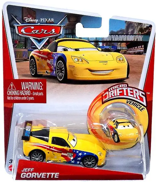 Disney / Pixar Cars Micro Drifters Jeff Gorvette Diecast Car [With Micro Drifter]
