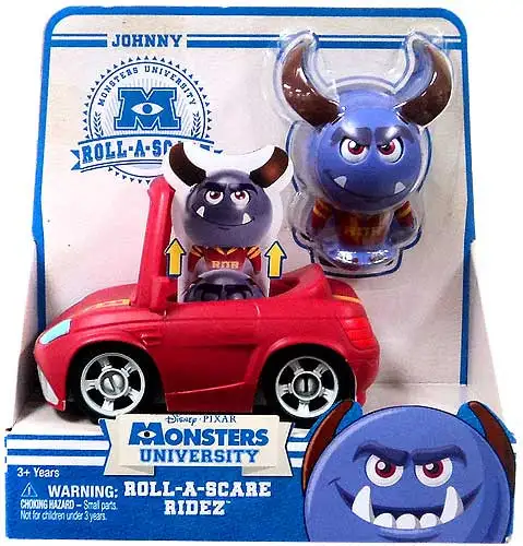 Disney / Pixar Monsters University Roll-a-Scare Ridez Johnny Figure Set