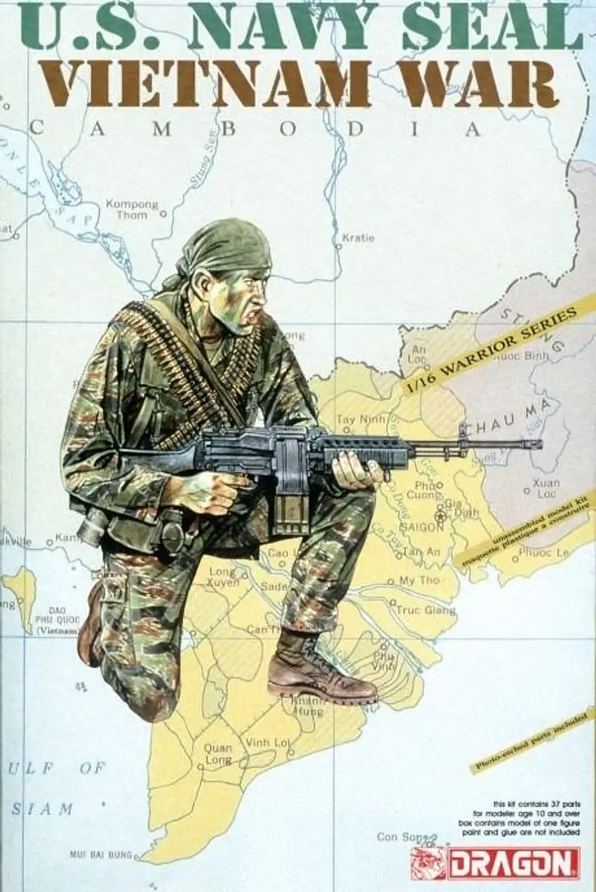 USN Seal Soldier Vietnam War 1/16 Dragon