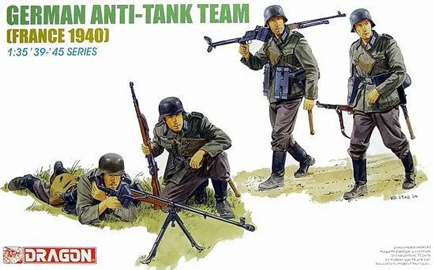 German Anti-Tank Team France 1940 (4) 1/35 Dragon