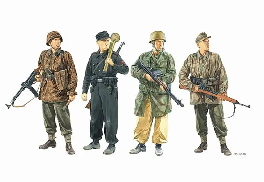 Defense of the Reich Soldiers 1944-45 (4) 1/35 Dragon
