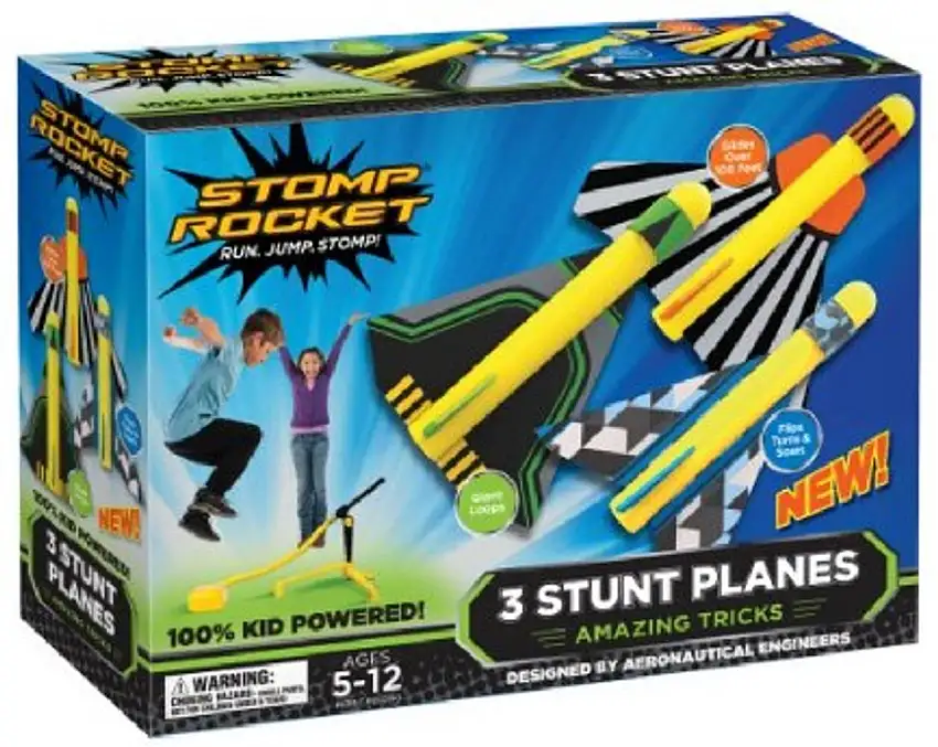 Stunt Planes Stomp Rocket Set D & L Rockets