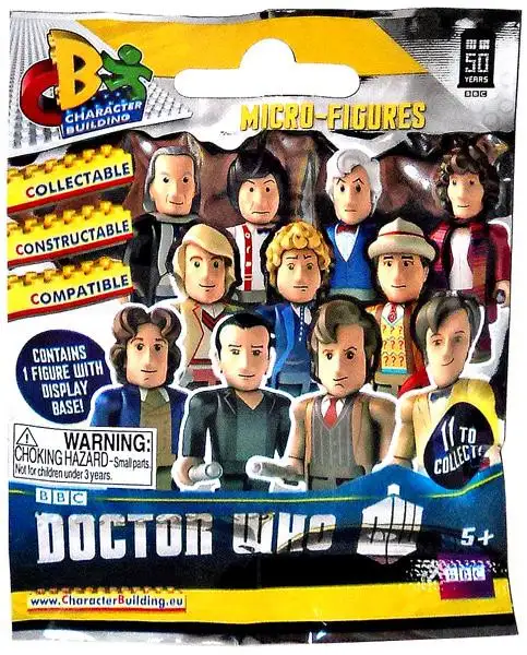 Doctor Who 50th Anniversary Character Building Micro-Figures Mystery Pack