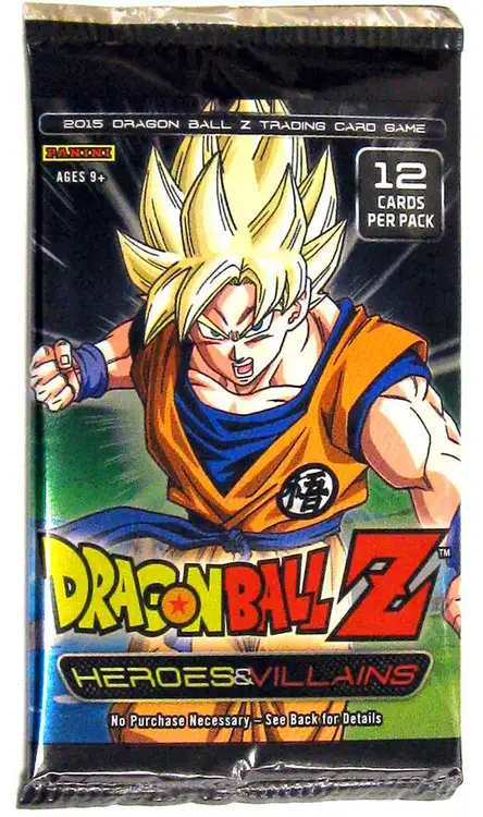 Dragon Ball Z Collectible Card Game Heroes & Villains Booster Pack [12 Cards]