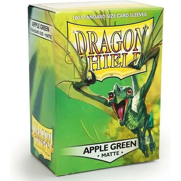 Dragon Shield Matte Green Apple 100 Protective Sleeves