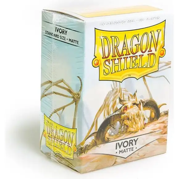Dragon Shield Matte Ivory 100 Protective Sleeves
