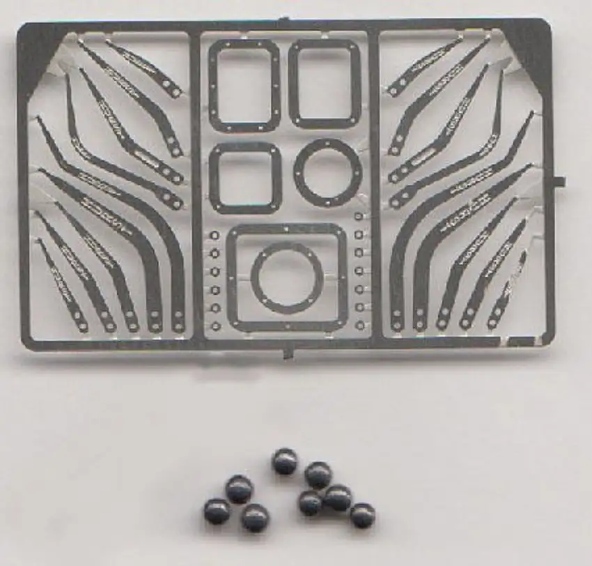 Hurst Shifters w/Metal Knobs (9) 1/24-1/25 Detail Master