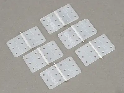 DuBro Nylon Hinge - Standard Size #116 (6pcs)