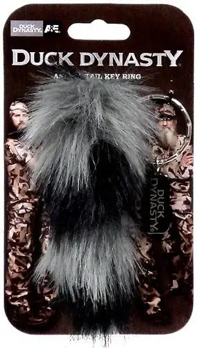 Duck Dynasty Animal Tail Raccoon Keychain