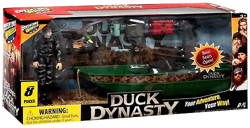 Duck Dynasty Adventure Wheels Boat & SI Action Figure Playset [Damaged Package]