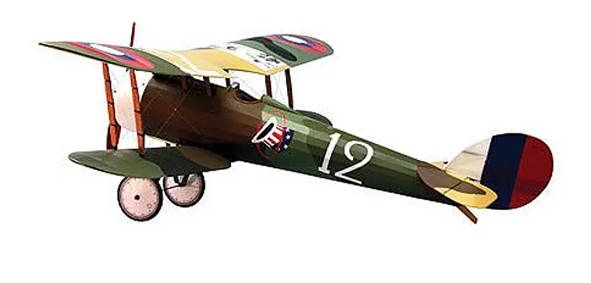 35" Wingspan Nieuport 28 WWI BiPlane Wooden Aircraft Kit (suitable for R/C) Dumas