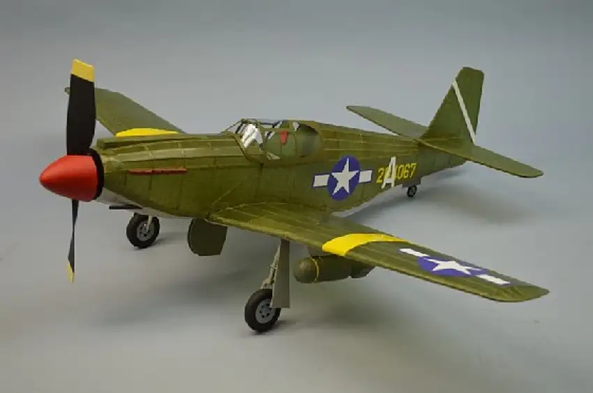 30" Wingspan A36A Apache Rubber Pwd Aircraft Laser Cut Kit Dumas