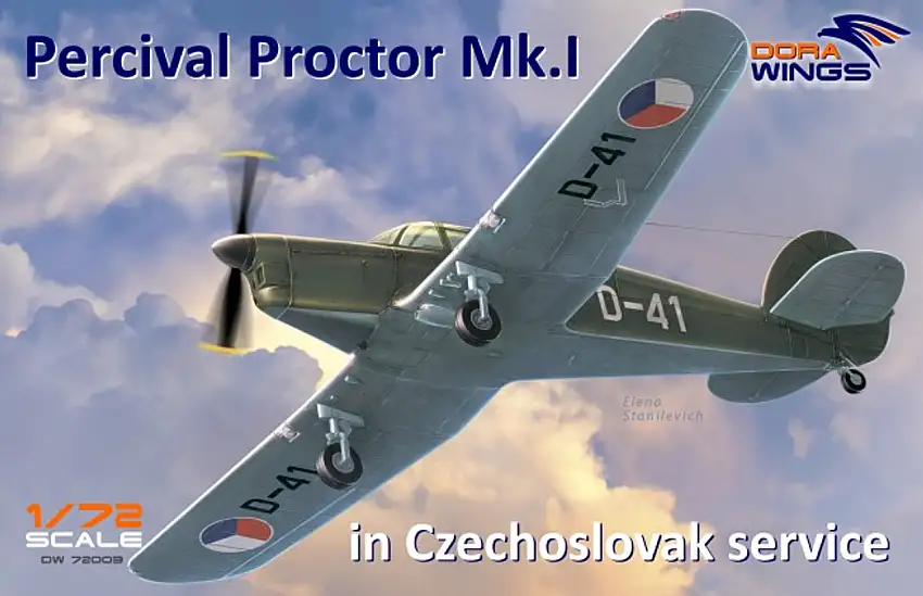 Percival Proctor Mk I Czech Service Communication Aircraft 1/72 Dora Wings