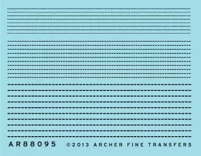 Archer Fine Transfers 88095 Surface Details: 1/72-1/32 Generic Piano Hinge for Any Model (3 diff sizes)