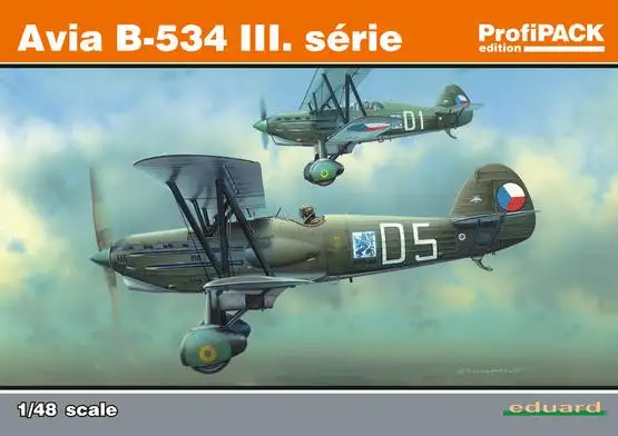 Eduard 8191 1/48 Avia B534 III Series Czech BiPlane Fighter (Profi-Pack Plastic