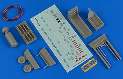 Aerobonus 480191 1/48 150lb Wheeled Halon Extinguisher Model 600