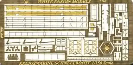 White Ensign Models 35127 1/350 S100 Class Schnellboot Detail Set for TSM (D)