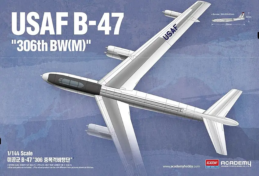 Academy 12618 1/144 B47 306th BW(M) USAF Nuclear Bomber