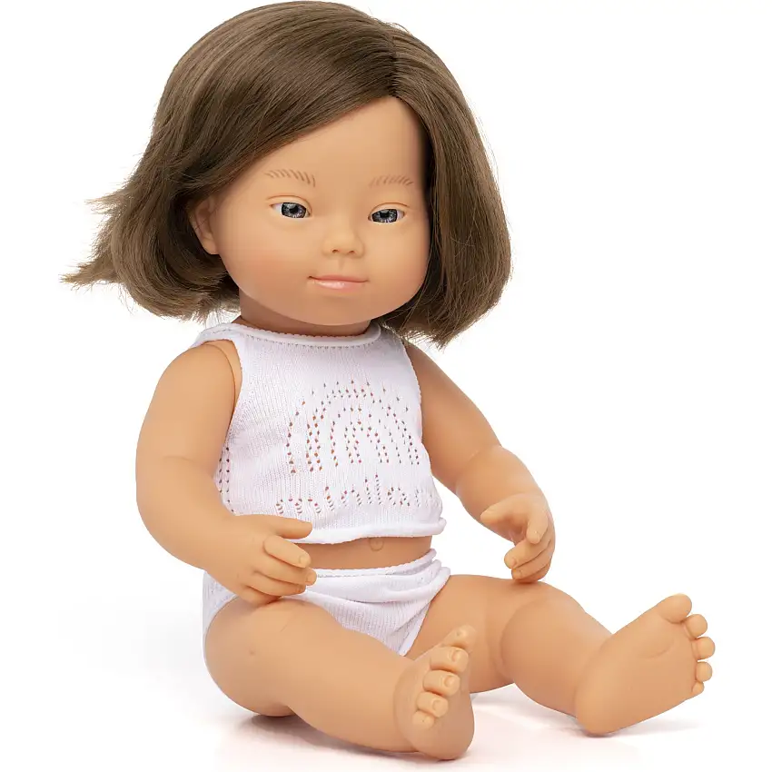 Doll with Down Syndrome | Caucasian Baby Girl | 15"